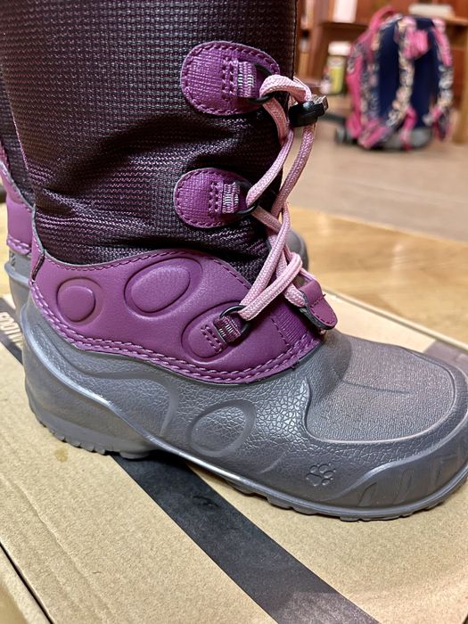 Зимние ботинки 20см jack wolfskin снегобутсы