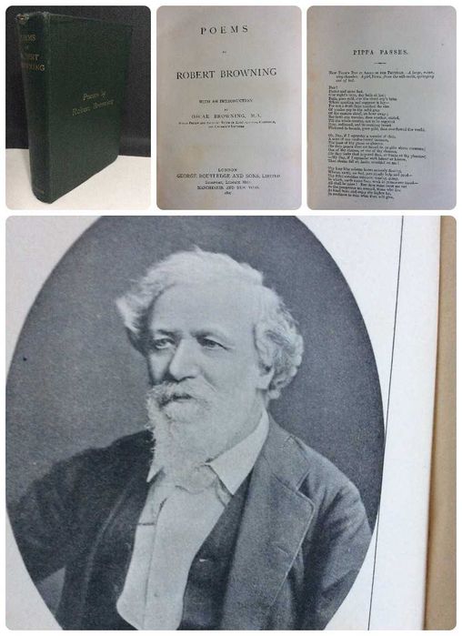 Poems by Robert Browning with an Introduction by...1897. Raro
