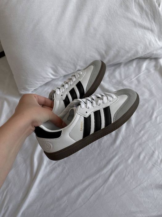 ТОП ‼️ Кросівки Adidas Samba White Black | 36-45