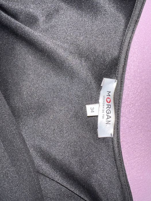 vestido curto preto da morgan