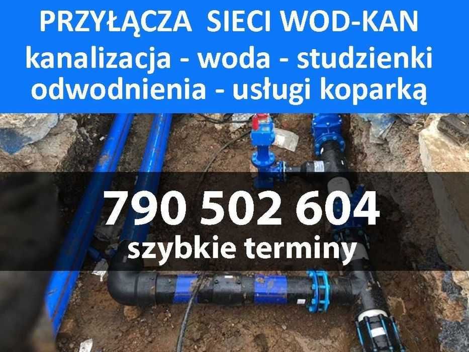 Przyłącza wodociągowe, przyłącza kanalizacyjne, przyłącza sanitarne