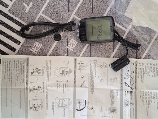 Велокомпьютер на 4 строки, спидометр велосипеда, компьютер на руль