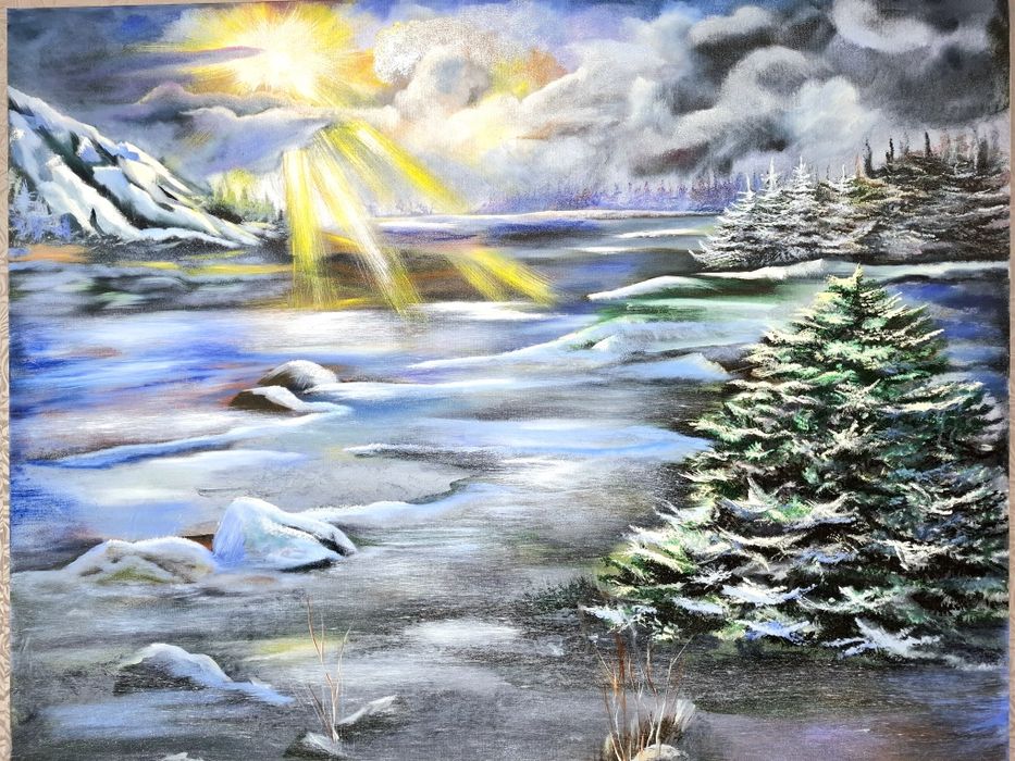 Продам картину "Зима"