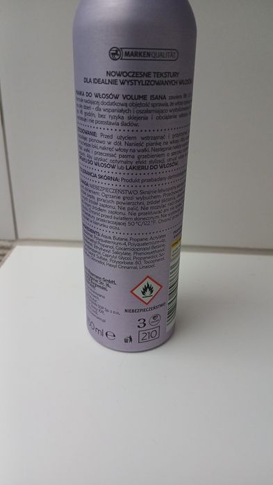 Isana Volume pianka do włosów