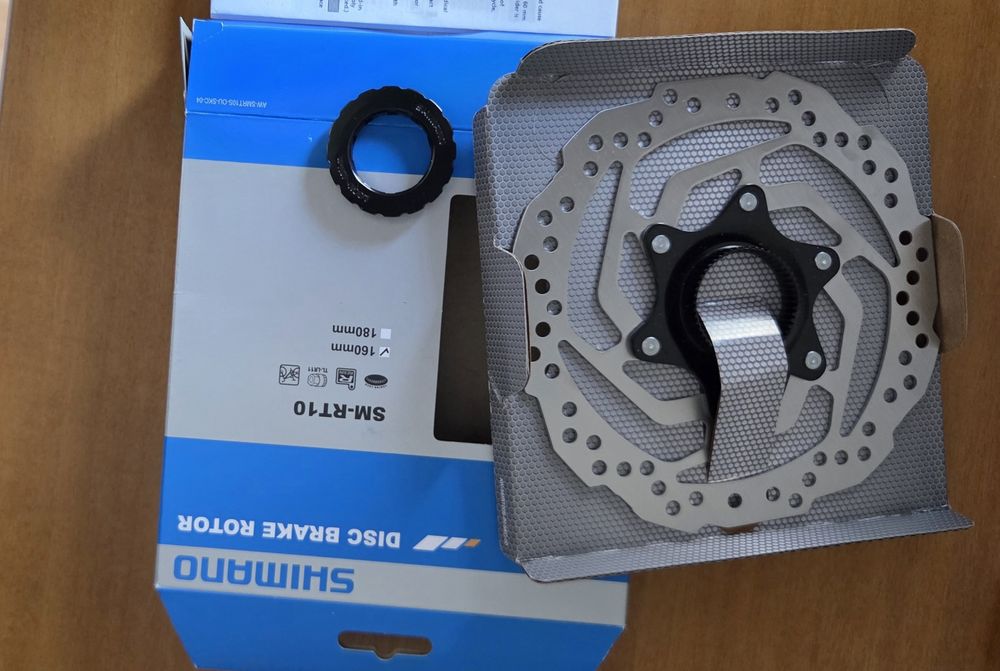 Disco de Travão Shimano Tourney SM-RT10 Center Lock 160mm – NOVO
