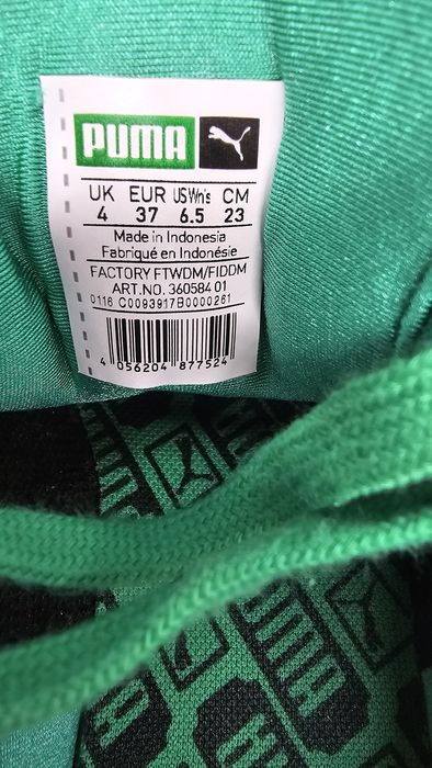 Замшеві кросівки Puma Suede (Індонезія), вживані, розмір 37, устілка23