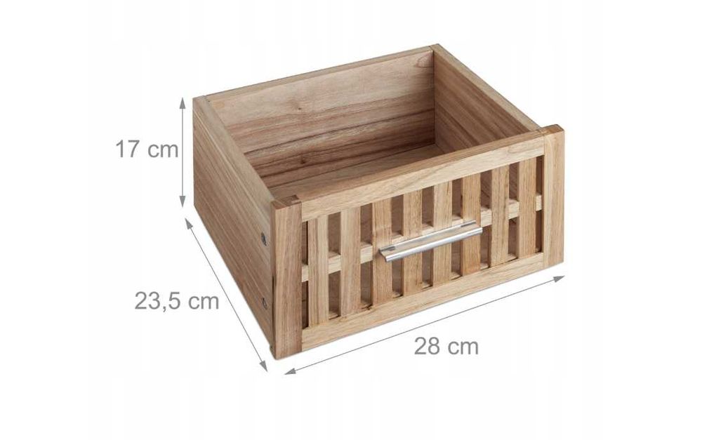 szafka łazienkowa relaxdays drewno orzech