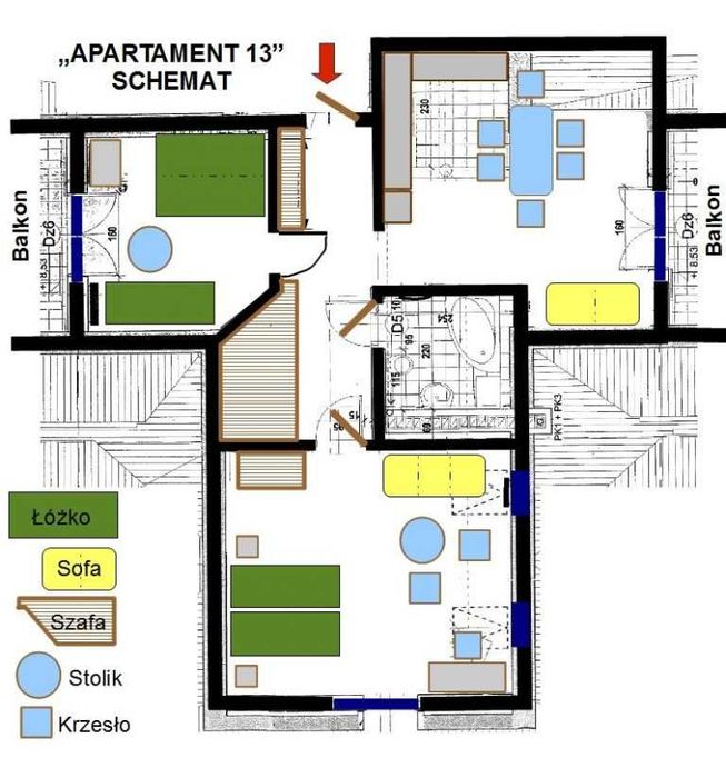 Zakopane, Apartament13.pl - centrum, piękny widok na Tatry