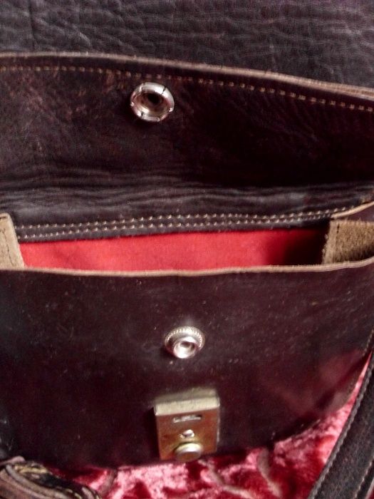 bolsa de homem em pele c/ chave