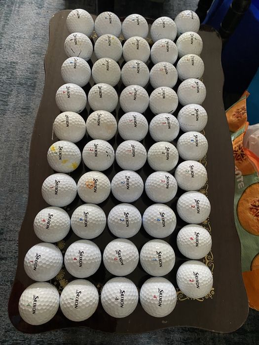 Lote 50 Bolas de Golfe Srixon + Oferta 12 Bolas Slazenger