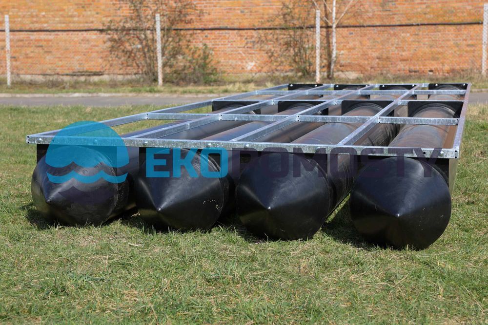 OD RĘKI! - Pomost pływający, platforma pływająca, tratwa 6x2m