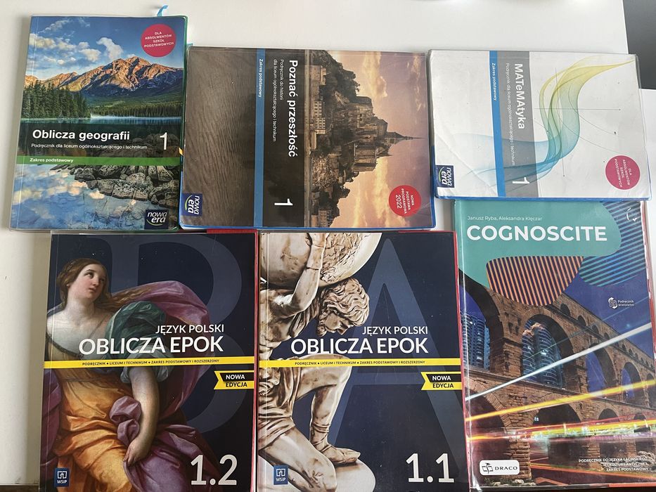 Książki dla 1klasy liceum