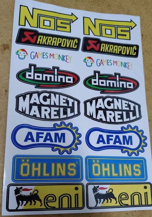 Pack de 14 Autocolantes Adesivos - Envio Grátis