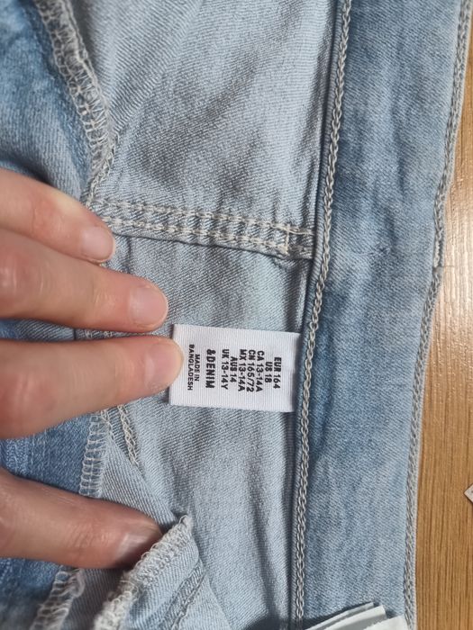 Krótkie spodenki jeansowe 164 / s Sinsay h&m