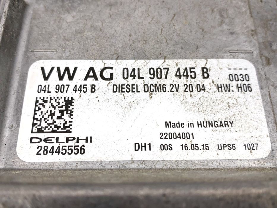 KOMPUTER SILNIKA VW GOLF VII 04L907445B 1.6 110KM STEROWNIK