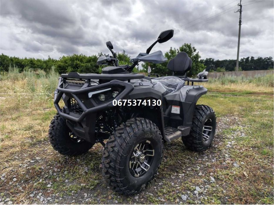 Квадроцикл MIKILON HAMMER 200 E (сірий) Мікілон Хамер 200кубів доставка безкоштовна під ваш двір без передоплат гарантія сервіс