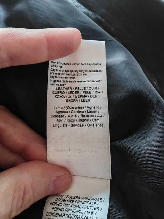 Kurtka skórzana Trussardi