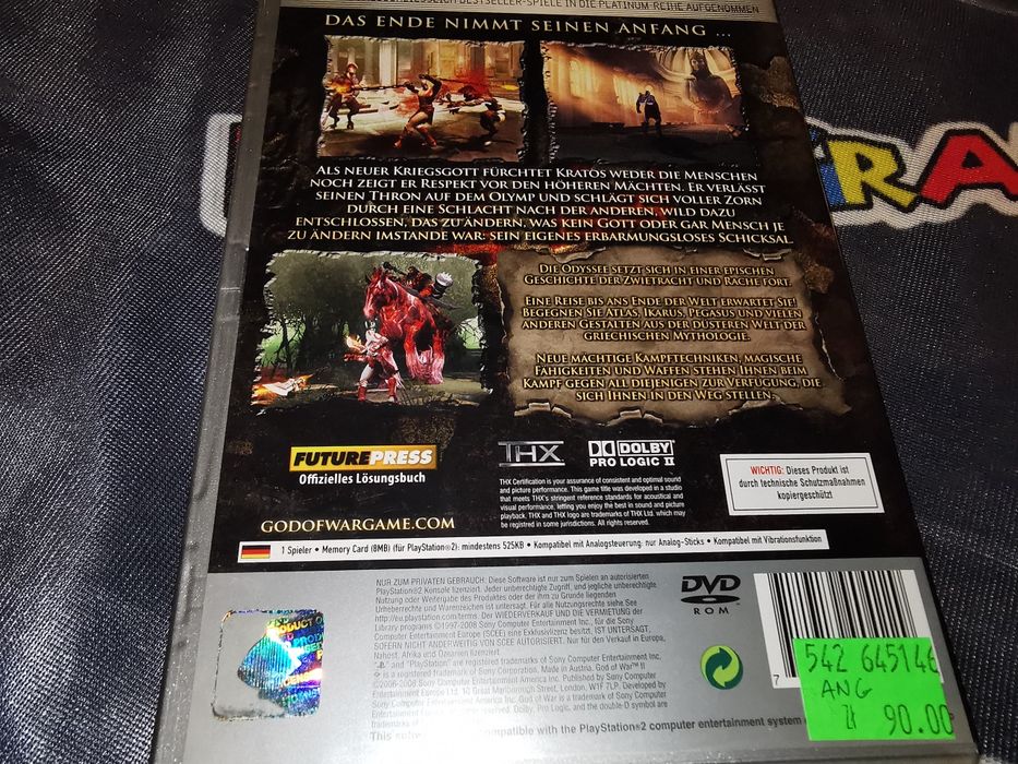 God of War II PS2 gra ANG (stan kolekcjonerski) sklep Ursus