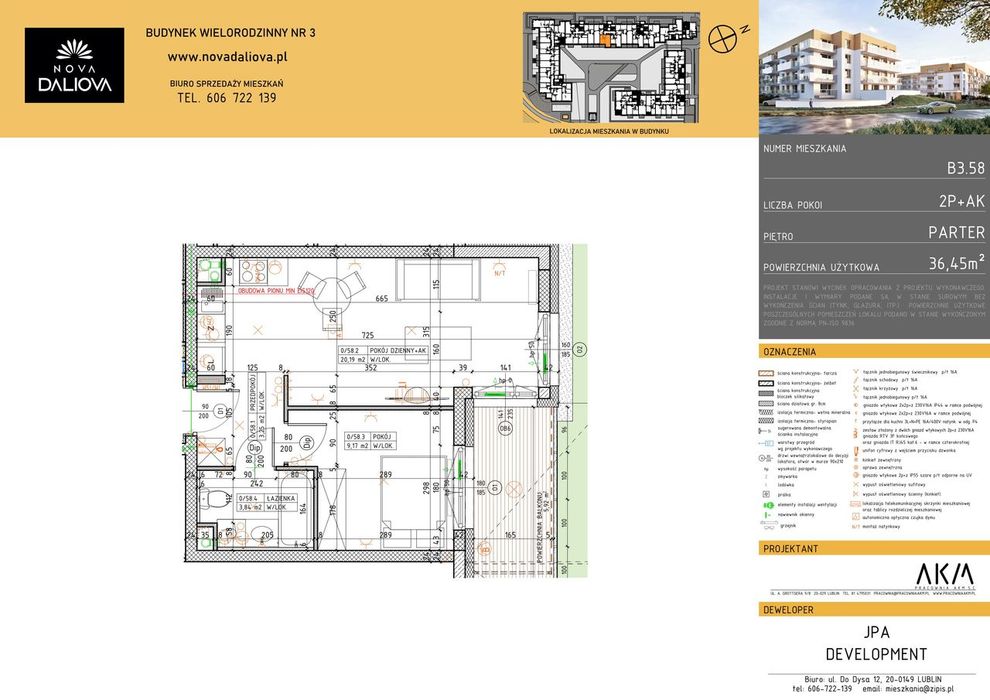 2-pokojowe mieszkanie 36m2 + balkon Bez Prowizji
