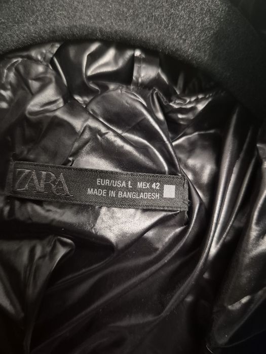 Puchowa Zimowa kurtka Zara rozmiar  M