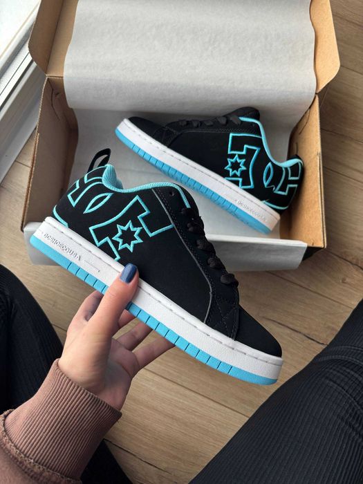 !SALE! Кросівки DC Shoes Court Graffik Black Blue 36 37 38 39 40 41 42 43 44 45 46