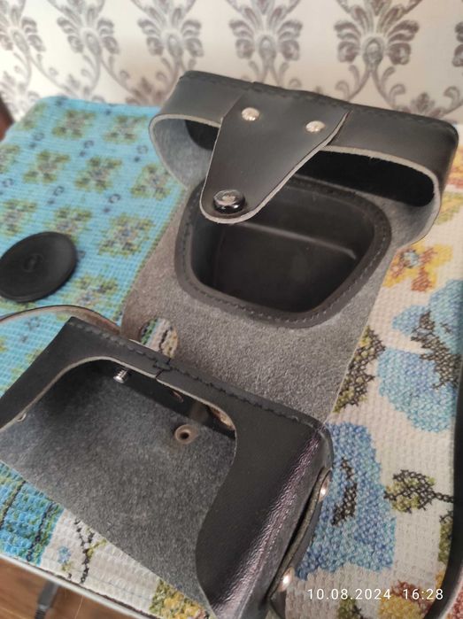 Шкіряний футляр (кофр) на фотоапарат "Вілія"