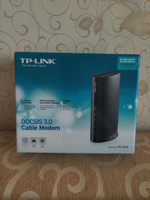 Кабельный модем TP-Link 7610 Docsis 3.0