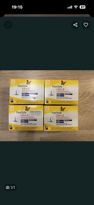 4 nowe sensory Freestyle Libre 2