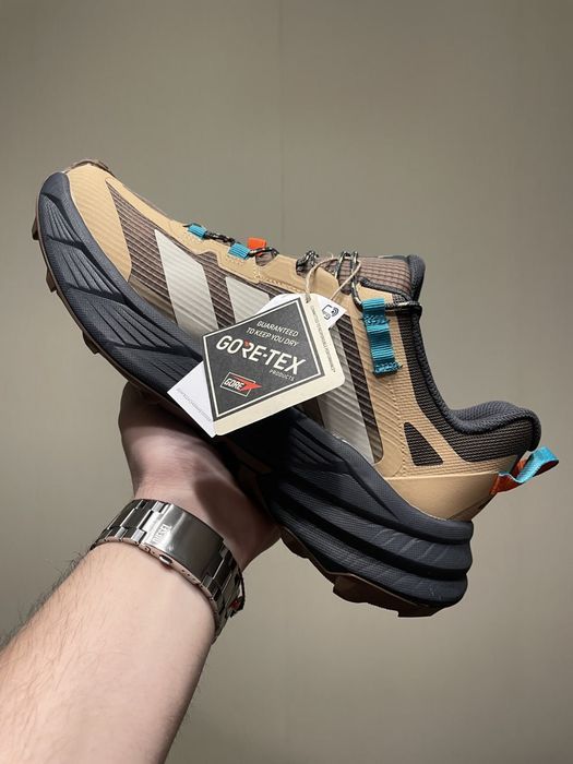 Кросівки Adidas Terrex Free Hiker SL Gore-tex Earth Strata premium i97 | Кроссовки Адидас чоловічі