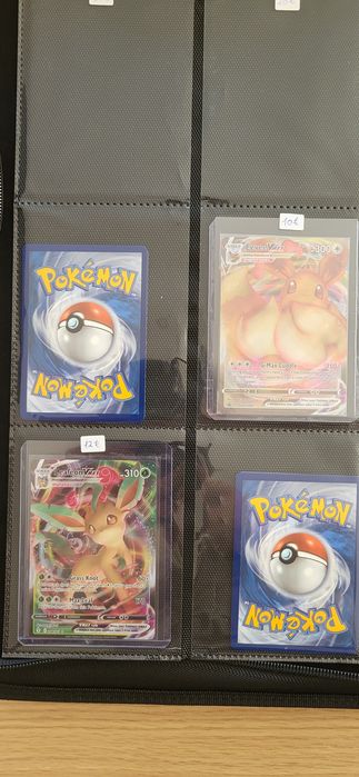 Cartas de Pokémon Originais Raras Vstar e Vmax