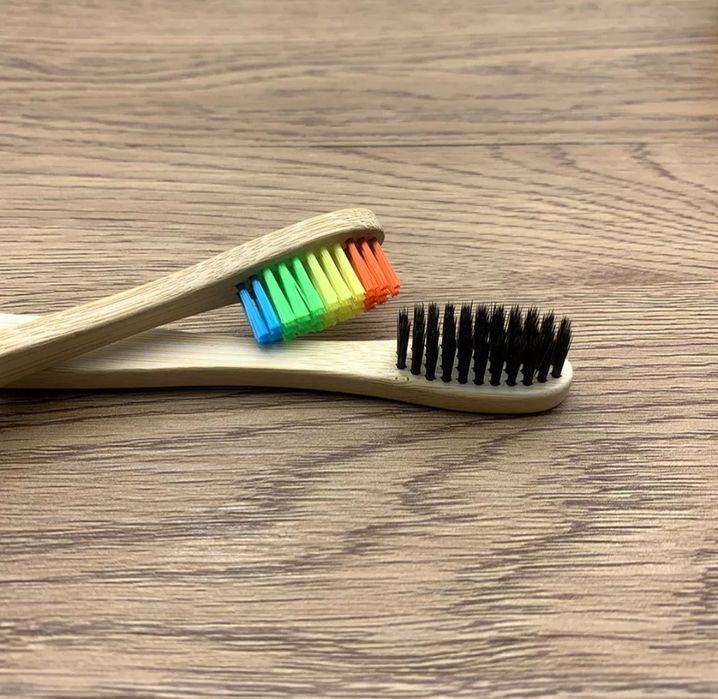 Зубна щітка з бамбука (набір 10 од.)