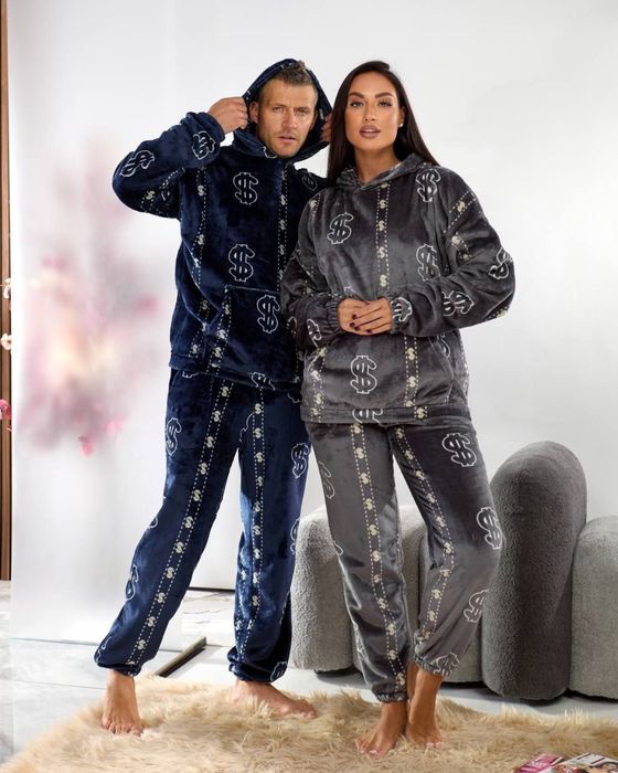 Піжама чоловіча / жіноча тепла . Костюм домашній жіночий/ чоловічий