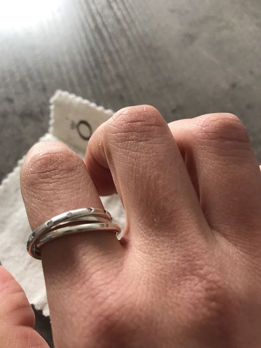 Anel Pandora círculos entrelaçados