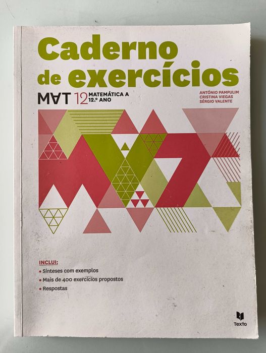 MAT Matemática 12ª Ano - Caderno de Exercícios