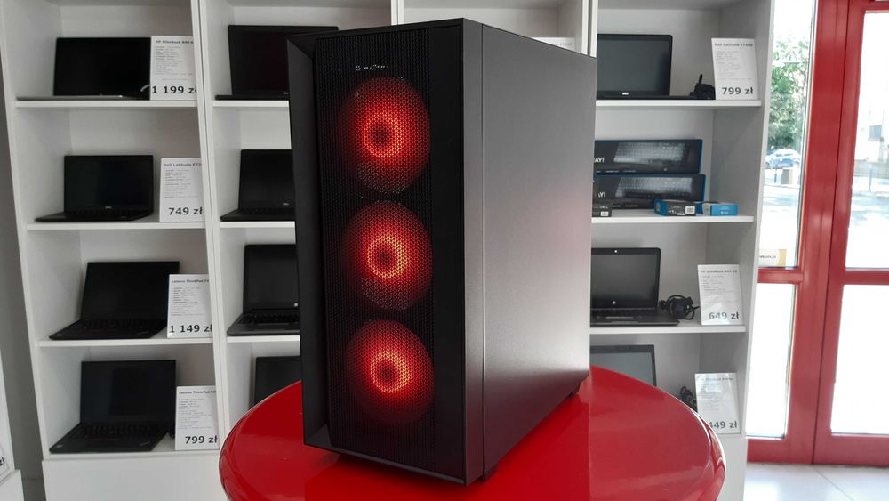 NOWY Komputer Gamingowy Ryzen 7-5700x/32GB/1000SSD RTX 5060 Win11 RATY