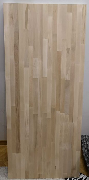 Blat BUK lity surowy klejonka gr 27 mm NEW długość NA WYMIAR