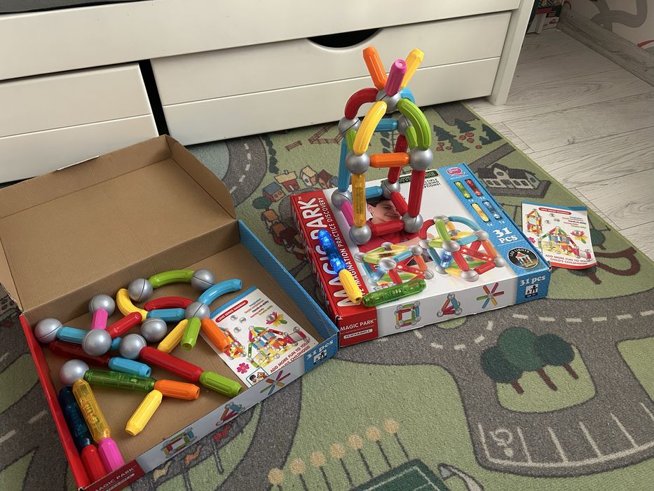 Магнитний конструктор Magic Park - ціна за 2 набори (62 деталі)