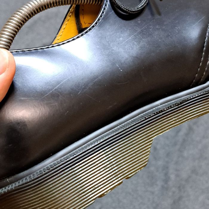 Dr Martens × rick owens lather shoes