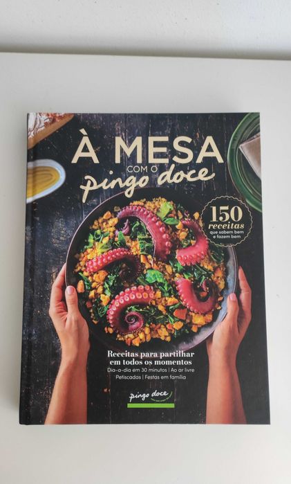 Coleção 3 livros de receitas Pingo Doce. Capa dura. Como novos.