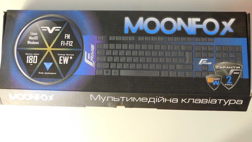 Клавіатура дротова Frime MoonFox USB