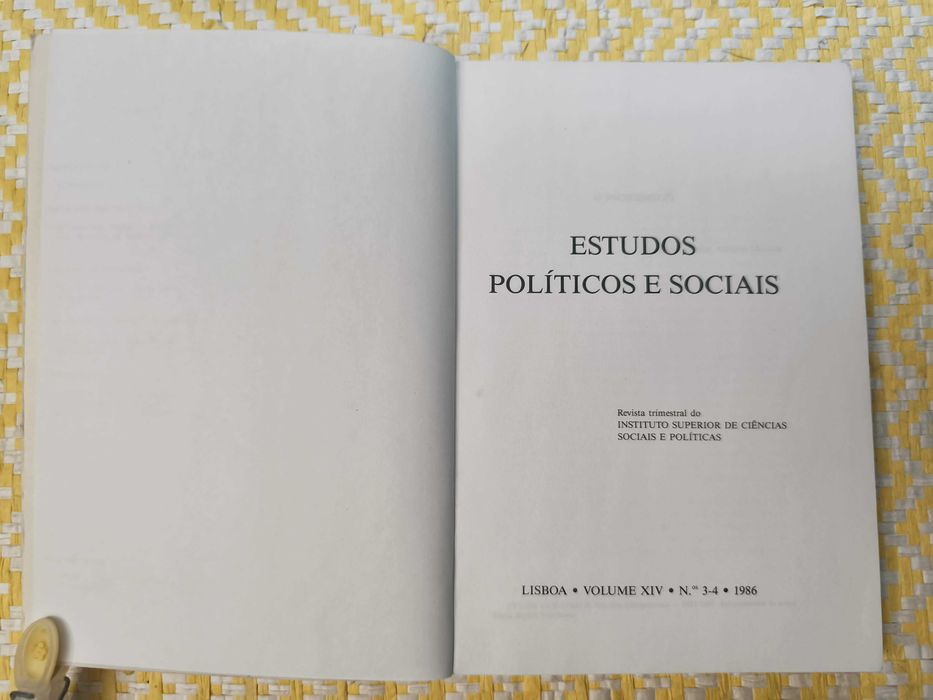 Estudos Políticos e Sociais - Vol. XIV nº 3-4