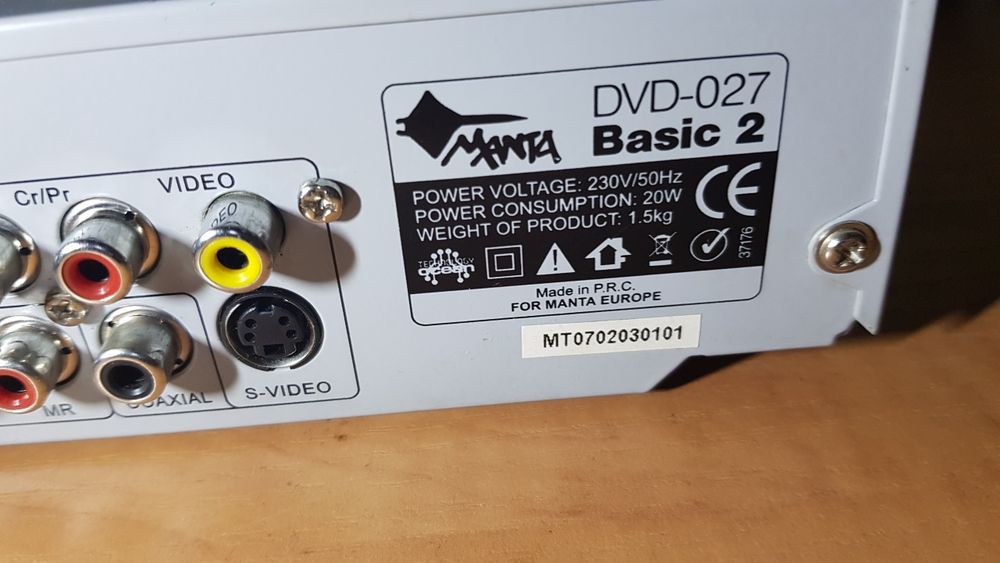 Odtwarzacz dvd Manta Mały