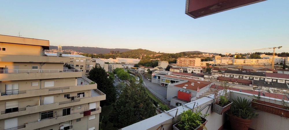 T3 perto do centro de Braga, com grande terraço e vistas deslumbrantes
