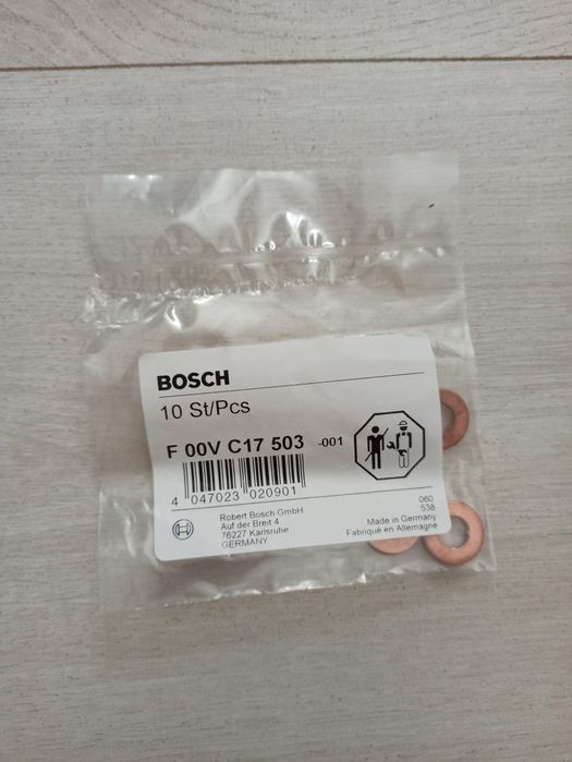 Кільця ущільнюючі форсунок паливних Bosch F 00V C17 503 (4 шт.)