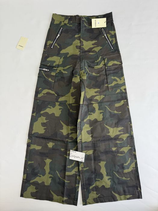 штаны джинсы Vetements Camo green jeans baggy