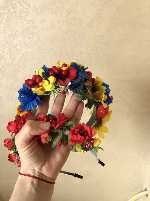 Украинские веночки ,обруч на голову