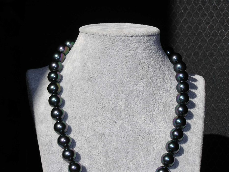 Naszyjnik z pereł vintage CERTYFIKOWANY Majorka Z ORYGINALNYM ETUI