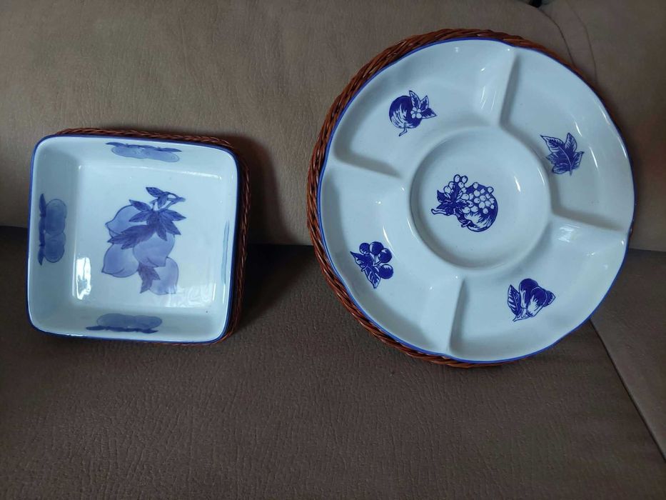 Vendo conjunto de 2 peças para aperitivos novo. 12€