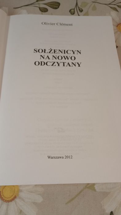 Solżenicyn na nowo odczytane. Olivier Ciement