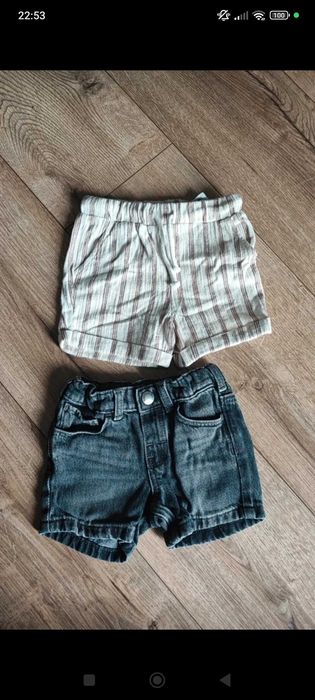 Spodenki rozm 68 h&m